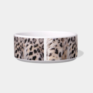 Snow Leopard Cat Food Bowl of Voerbakje