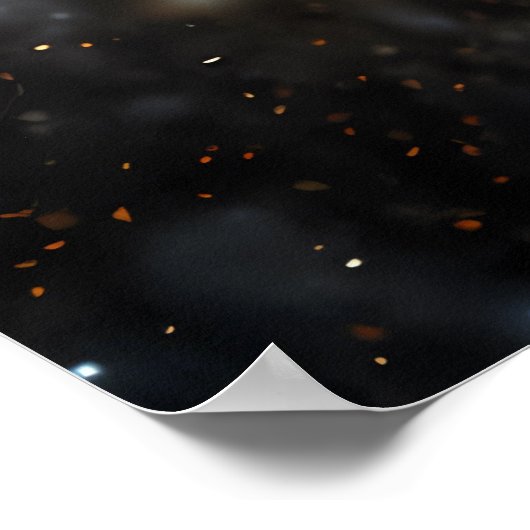 Snow Leopard Celestial Guardian Poster (Hoek)