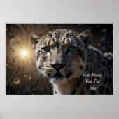 Snow Leopard Celestial Guardian Poster (Voorkant)