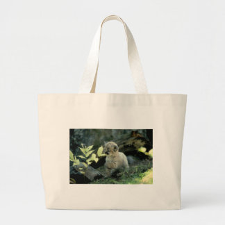Snow Leopard Cub Grote Tote Bag