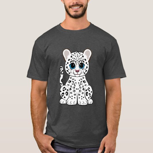 Snow Leopard Cub T-shirt (Voorkant)