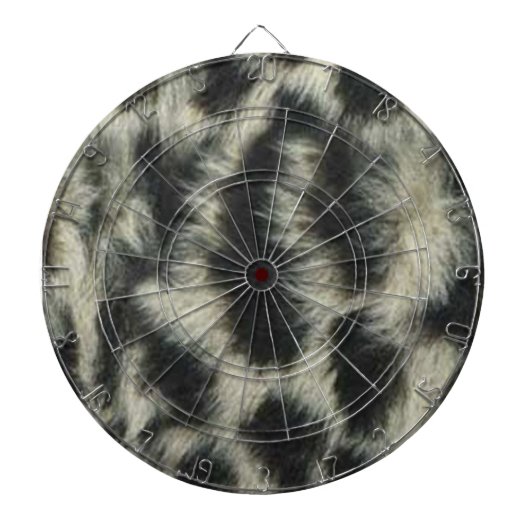 Snow Leopard Dart Board Dartbord (Voorkant)