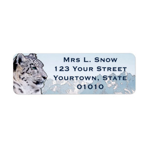 Snow Leopard Etiket