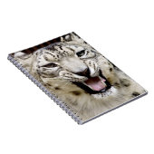 Snow Leopard Face Notitieboek (Rechterzijde)