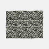 Snow Leopard Fleece Deken (Voorkant (Horizontaal))