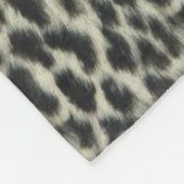 Snow Leopard Fleece Deken (Hoek)