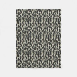 Snow Leopard Fleece Deken