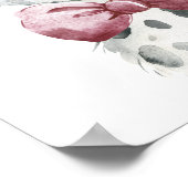 Snow Leopard Floral Baby | Nursery Print (Hoek)