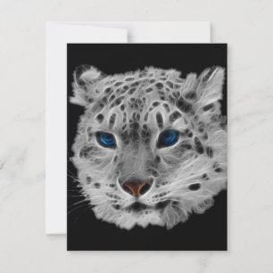 Snow Leopard Fractal Kaart