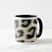 Snow Leopard Fur Mok (Voorkant rechts)