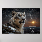 Snow Leopard Guardian Poster (Voorkant)