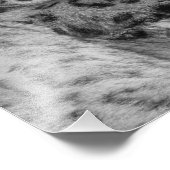 Snow Leopard Icy Stare Foto Afdruk (Hoek)