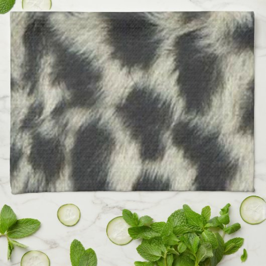 Snow Leopard Kitchen Towel Theedoek (Gevouwen)