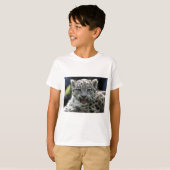 Snow Leopard Kitten T-shirt (Voorkant volledig)