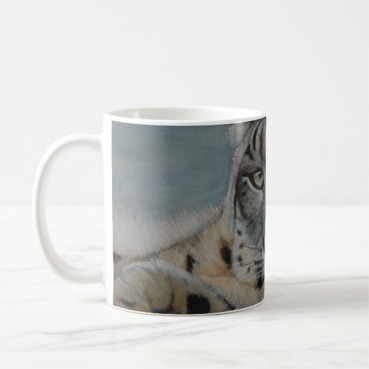 Snow Leopard Koffiemok (Links)