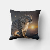 Snow Leopard Kussen (Achterkant)