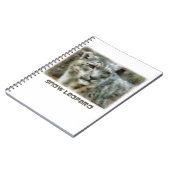 Snow Leopard-laptop Notitieboek (Linkerzijde)