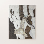 Snow Leopard Legpuzzel (Verticaal)