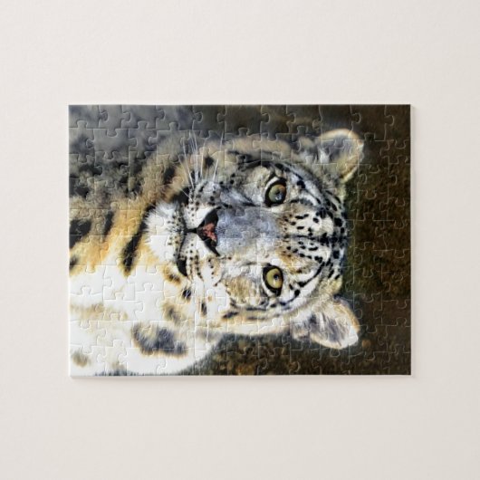Snow Leopard Legpuzzel (Horizontaal)