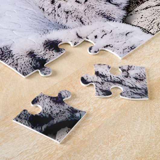 Snow Leopard Legpuzzel (Zijkant)