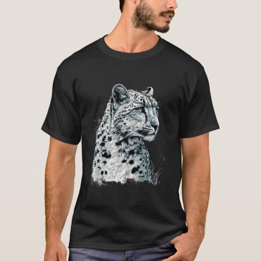 Snow Leopard Love | Laat het sneeuwen! T-shirt (Voorkant)