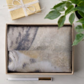 Snow Leopard Lying Down Tissuepapier (Geschenk)