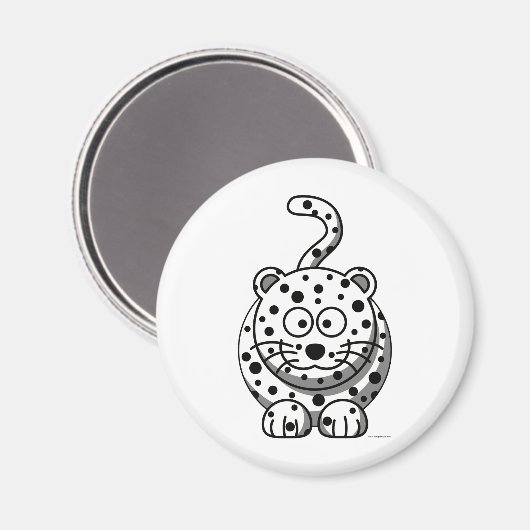 Snow Leopard Magneet (Voorkant / Achterkant)