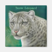 Snow Leopard Magnet (Voorkant)