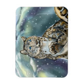 Snow Leopard~ magnet Magneet (Verticaal)