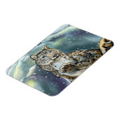 Snow Leopard~ magnet Magneet (Linkerzijde)