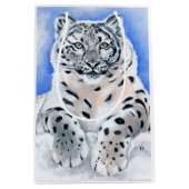 Snow Leopard Medium Cadeauzakje (Voorkant)