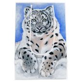 Snow Leopard Medium Cadeauzakje (Achterkant)