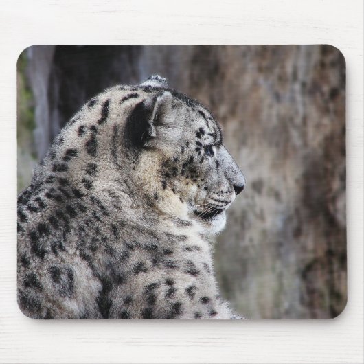 Snow Leopard mousepad Muismat (Voorkant)