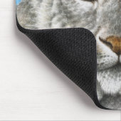 Snow Leopard Mousepad Muismat (Hoek)