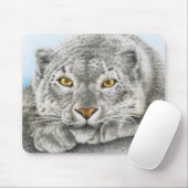 Snow Leopard Mousepad Muismat (Met muis)
