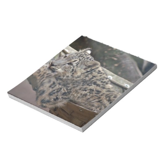 Snow Leopard Notitieblok (Linkerzijde)