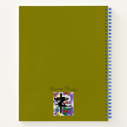 Snow Leopard Notitieboek (Achterkant)