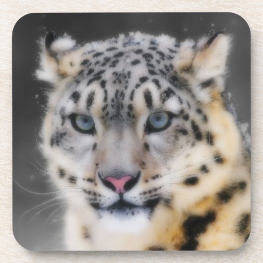 Snow Leopard Onderzetter (Voorkant)