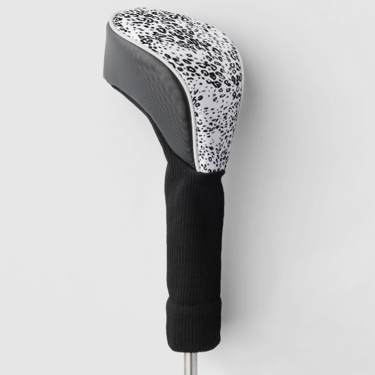 Snow Leopard Pattern Golfheadcover (Schuin)