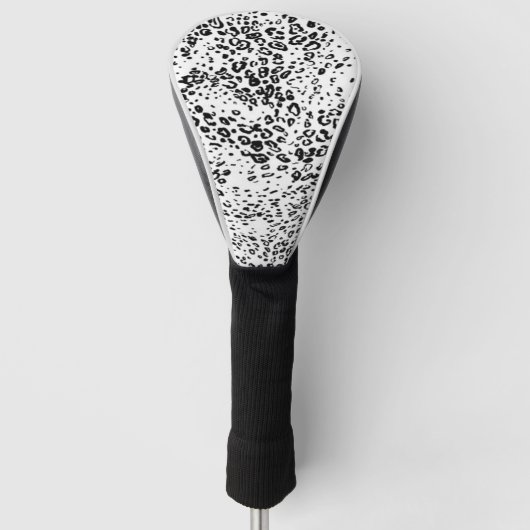 Snow Leopard Pattern Golfheadcover (Voorkant)