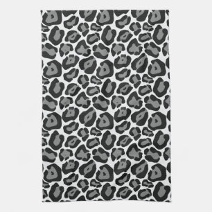 Snow Leopard Pattern Kitchen Towel Theedoek