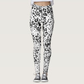 Snow Leopard Pattern Leggings (Voorkant)