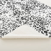 Snow Leopard Pattern Sherpa Deken (3/4)