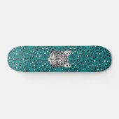 Snow Leopard Persoonlijk Skateboard (Horizontaal)