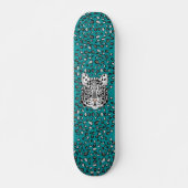 Snow Leopard Persoonlijk Skateboard (Voorkant)