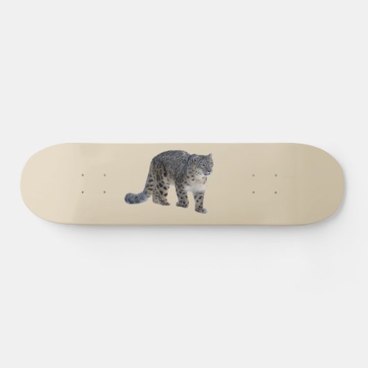 Snow Leopard Persoonlijk Skateboard (Horizontaal)