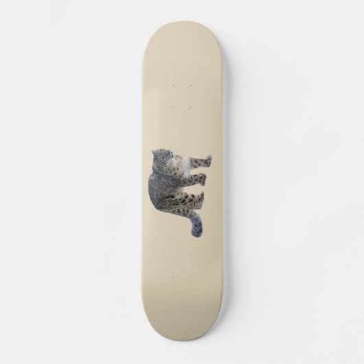 Snow Leopard Persoonlijk Skateboard (Voorkant)