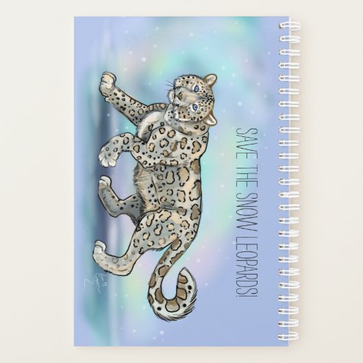 Snow Leopard Planner (Achterkant)