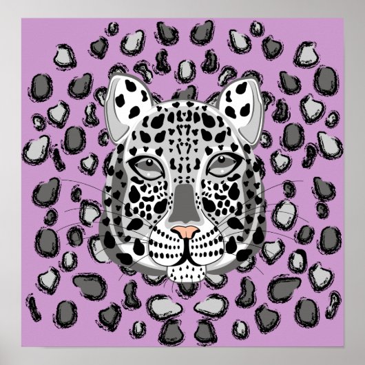 Snow Leopard Poster (Voorkant)