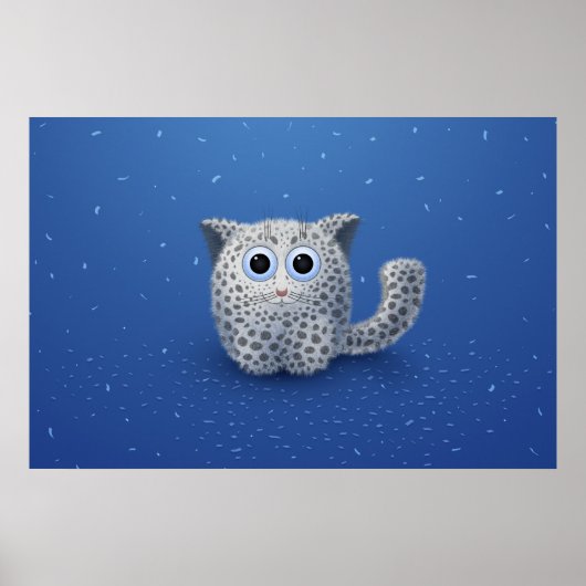 Snow Leopard Poster (Voorkant)